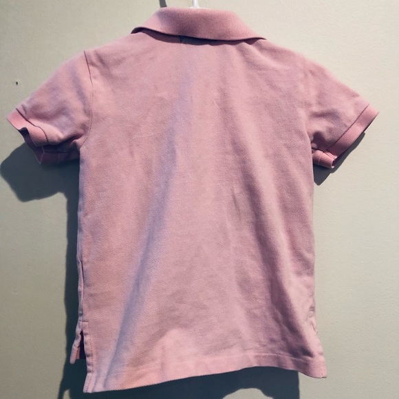 Polo Ralph Lauren girls pink polo shirt school vacation spring summer top party - Picture 2 of 3